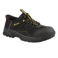 FUEL Futurix Lightweight Composite Toe and Breathable Mesh Upper with EVA+Rubber Anti-Slip Sole Lace-Up Industrial Work Safety Shoes for Men's (Black)