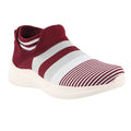 FUEL Adelina-02 Slip-On Sports Shoes with Breathable Mesh Knit in Flexible PVC Sole (Mehroon)