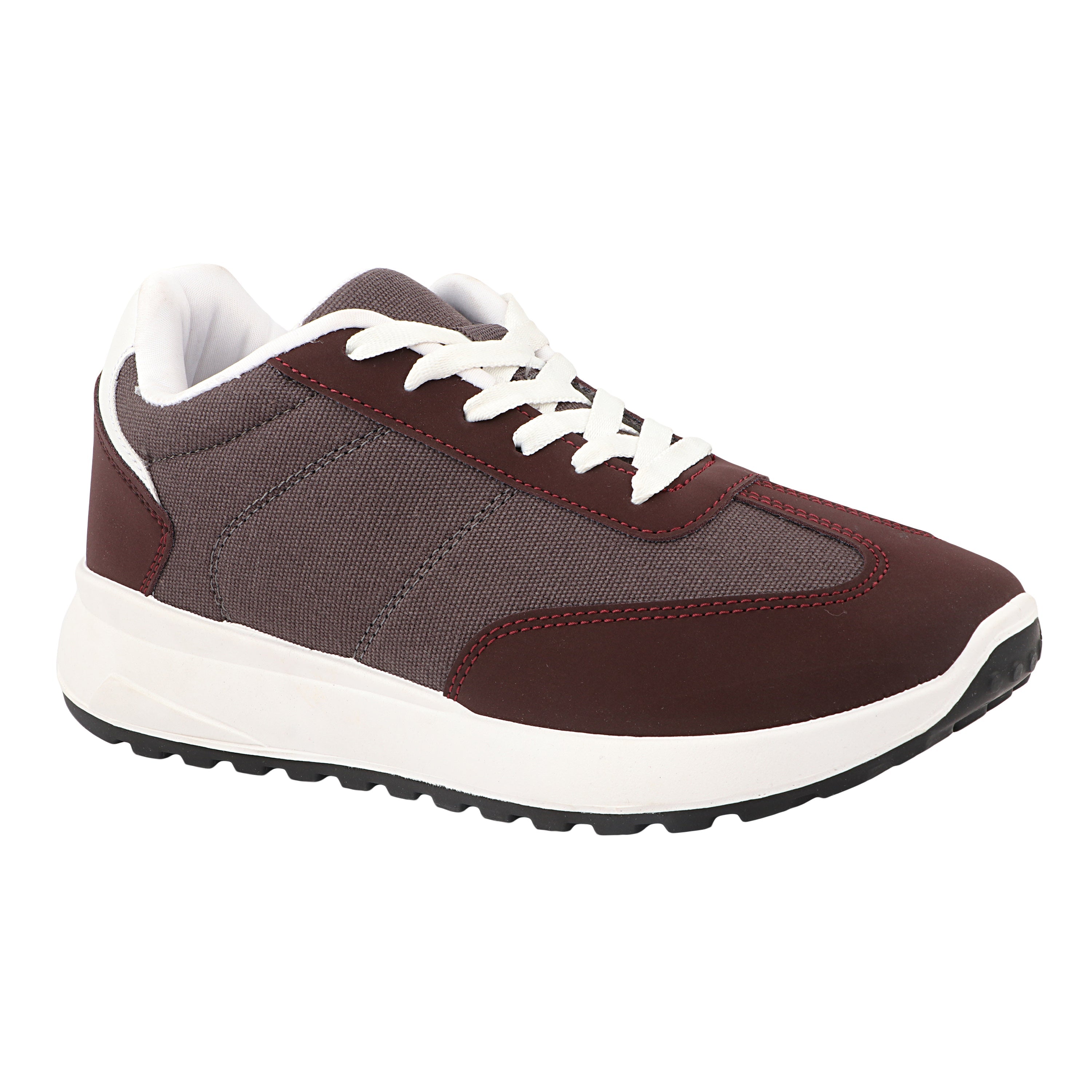 FUEL Neostep-03 Flexible & Lightweight Shock-Absorbing and Comfort Durable Sole Sports Shoes for Men's (Mehroon)