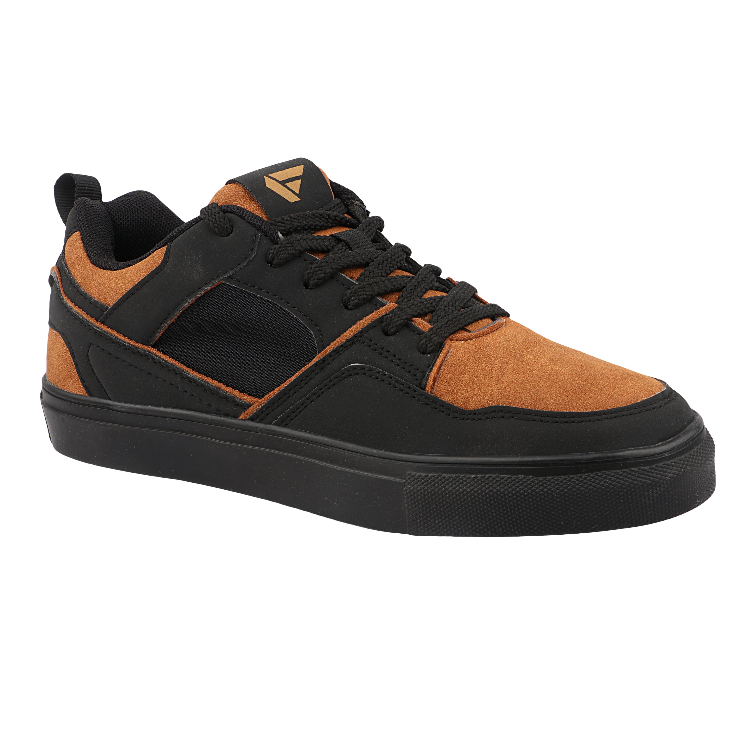 FUEL Nava-08 Lightweight Casual & Running Shock-Absorbing Comfort TPR Sole Sports Shoes for Men's (Black)