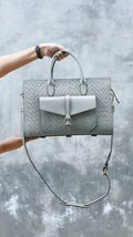 Woven Pewter Parker
