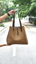Woven Bronze Lazy Bailey