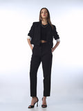 High Waist Ankle Length Tailored Pants