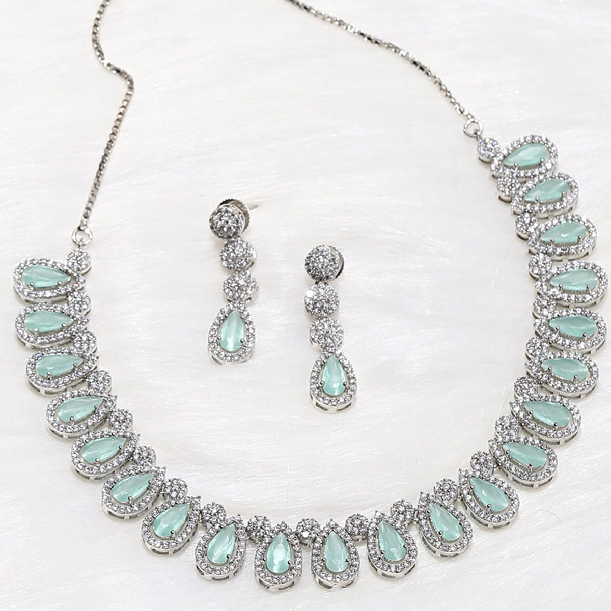 Silver Brass Necklace sets