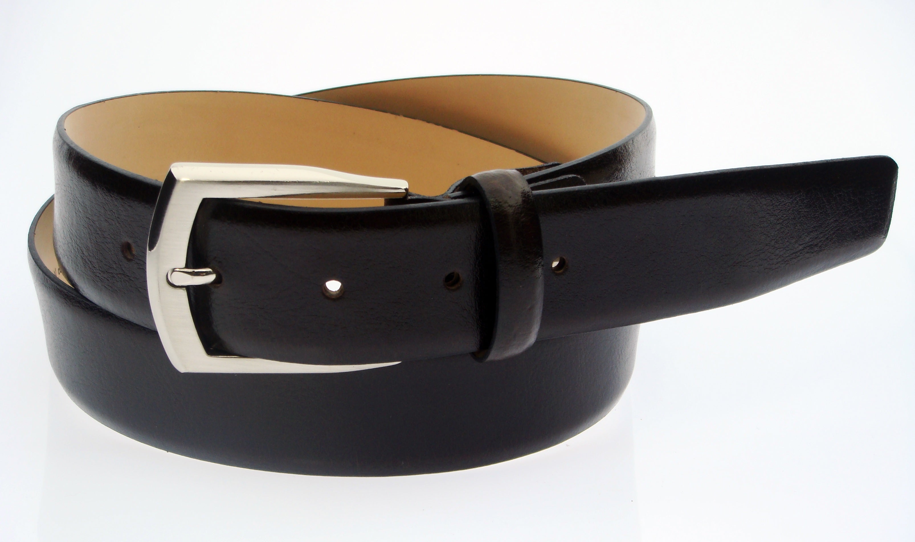 Classic Black Leather Belt