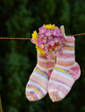 Pastel Striped Knit Socks
