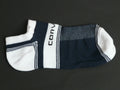 Navy and White Ankle Socks