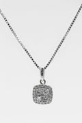 Personalized sterling silver initial pendant necklace