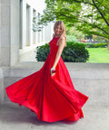 Floral wrap midi dress